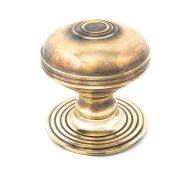 83782 From The Anvil Aged Brass Prestbury Centre Door Knob 102mm