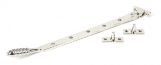 83910 From The Anvil Polished Nickel 12" Reeded Stay