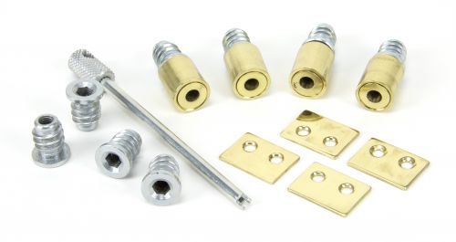 Click Here To Enlarge This Photo Of 83941 From The Anvil Polished Brass Secure Stop - Set of 4