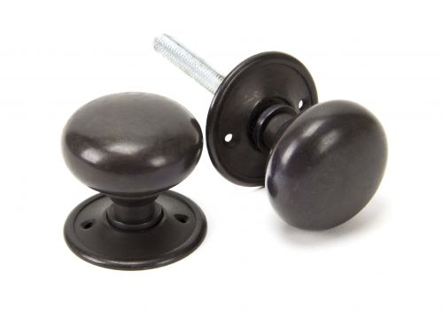 Click Here To Enlarge This Photo Of 83944 From The Anvil Aged Bronze Mushroom Mortice/Rim Knob Set