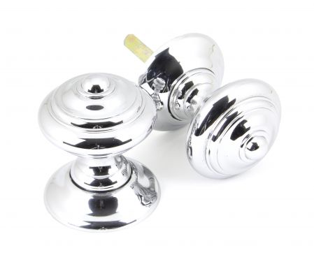 Click Here To Enlarge This Photo Of 90296 From The Anvil Polished Chrome Elmore Concealed Mortice Knob Set