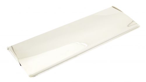 Click Here To Enlarge This Photo Of 90288 From The Anvil Polished Nickel Letterplate Cover - Large - 354x130mm