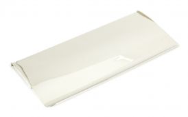 90290 From The Anvil Polished Nickel Letterplate Cover - Small - 265x130mm