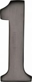 C1568 1-MB Heritage Brass Numeral 1 Self Adhesive 51mm (2") Matt Bronze Finish