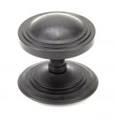 91486 From The Anvil External Beeswax Art Deco Centre Door Knob 80mm