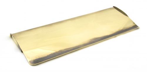 Click Here To Enlarge This Photo Of 91883 From The Anvil Aged Brass Large Letter Plate Cover - 354x130mm