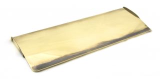 91883 From The Anvil Aged Brass Large Letter Plate Cover - 354x130mm