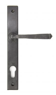 Click Here To Enlarge This Photo Of 91484 From The Anvil External Beeswax Avon Slimline Lever Espag. Lock Set  - 92mm Centres - 212mm Screw Centres