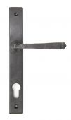 91484 From The Anvil External Beeswax Avon Slimline Lever Espag. Lock Set  - 92mm Centres - 212mm Screw Centres