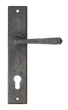 Click Here To Enlarge This Photo Of 91485 From The Anvil External Beeswax Avon Lever Espag. Lock Set  - 92mm Centres - 215mm Screw Centres