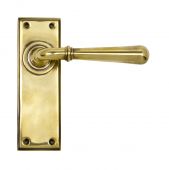 91415 From The Anvil Aged Brass Newbury Lever Latch Set