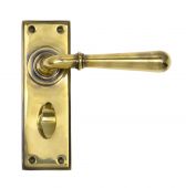 91416 From The Anvil Aged Brass Newbury Lever Bathroom Set