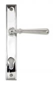 91420 From The Anvil Polished Chrome Newbury Slimline Lever Espag. Lock Set  - 92mm Centres - 212mm Screw Centres