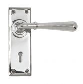 91421 From The Anvil Polished Chrome Newbury Lever Lock Set