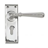 91424 From The Anvil Polished Chrome Newbury Lever Euro Set