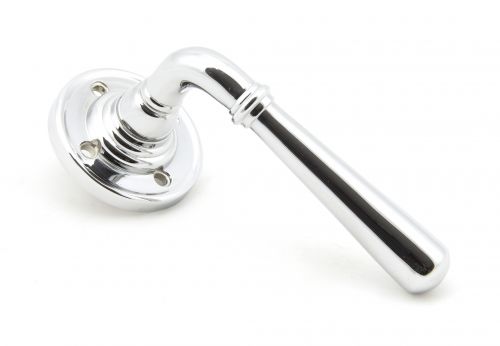 Click Here To Enlarge This Photo Of 91425 From The Anvil Polished Chrome Newbury Lever on Rose