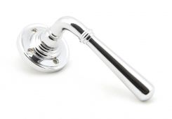 91425 From The Anvil Polished Chrome Newbury Lever on Rose