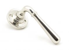 91432 From The Anvil Polished Nickel Newbury Lever on Rose