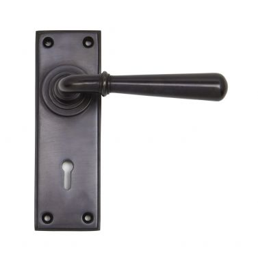 Click Here To Enlarge This Photo Of 91435 From The Anvil Aged Bronze Newbury Lever Lock Set