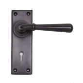 91435 From The Anvil Aged Bronze Newbury Lever Lock Set