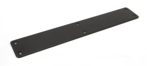Click Here To Enlarge This Photo Of 91760 From The Anvil Black Plain Fingerplate 400x66mm