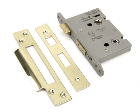 Click Here To Enlarge This Photo Of 91836 From The Anvil PVD 3" Heavy Duty Bathroom Mortice Lock