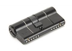 91863 From The Anvil Black 30/35 6pin British Standard 1* Kitemarked Euro Profile Double Cylinder (Keyed Alike)