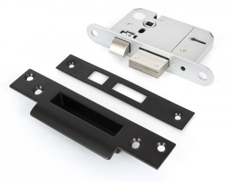 Click Here To Enlarge This Photo Of 91055 From The Anvil Black 2.5" British Standard 5 Lever Sashlock