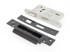 90061 From The Anvil Black 2.5" BS Heavy Duty 5 Lever Sashlock (Keyed Alike)
