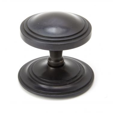 Click Here To Enlarge This Photo Of 90072 From The Anvil Aged Bronze Art Deco Centre Door Knob 80mm