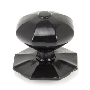 Click Here To Enlarge This Photo Of 90382 From The Anvil Black Octagonal Centre Door Knob - Internal 80mm
