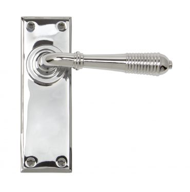 Click Here To Enlarge This Photo Of 33307 From The Anvil Polished Chrome Reeded Lever Latch Set