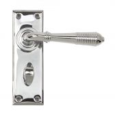 33308 From The Anvil Polished Chrome Reeded Lever Bathroom Set
