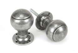 45156 From The Anvil Pewter Regency Mortice/Rim Knob Set