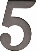 C1568 5-MB Heritage Brass Numeral 5 Self Adhesive 51mm (2") Matt Bronze Finish