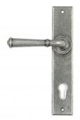 45129 From The Anvil Pewter Regency Lever Espag. Lock Set  - 92mm Centres - 215mm Screw Centres