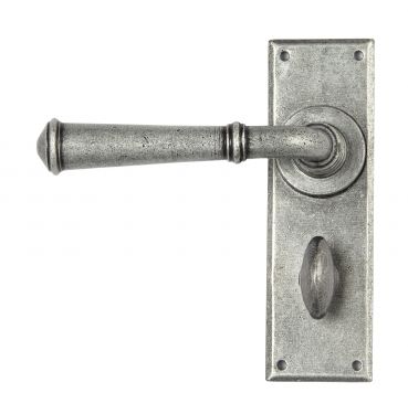 Click Here To Enlarge This Photo Of 45127 From The Anvil Pewter Regency Lever Bathroom Set