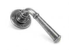 45120 From The Anvil Pewter Regency Lever on Rose