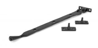 33293 From The Anvil Black 12'' Handmade Peardrop Stay