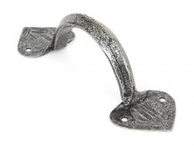 33641 From The Anvil Pewter 6'' Gothic D Handle