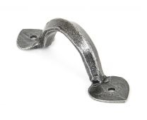 33640 From The Anvil Pewter 4'' Gothic D Handle