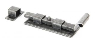 33660 From The Anvil Pewter Patina 4" Straight Bolt