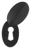 33254 From The Anvil Black Oval Escutcheons & Cover