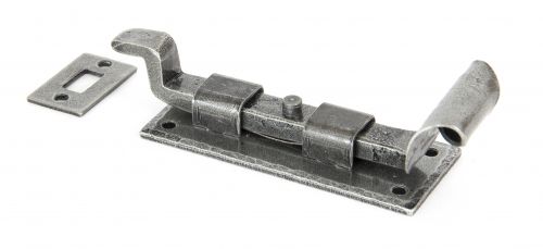 Click Here To Enlarge This Photo Of 33659 From The Anvil Pewter Patina 4" Cranked Bolt