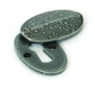 33664 From The Anvil Pewter Oval Escutcheons & Cover